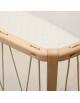 Lit bébé évolutif 60x120 en bois KIMI "Desert" (Matelas Mousse)