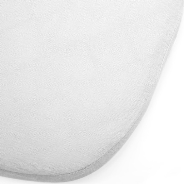 Drap housse pour berceau KODO en coton bio "Blanc" (40 x 68 cm)