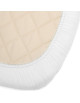 Drap housse pour berceau KODO en coton bio "Blanc" (40 x 68 cm)