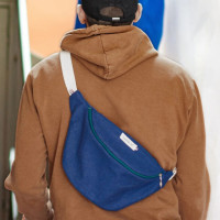 Sac banane à langer en jean recyclé "Genesis"