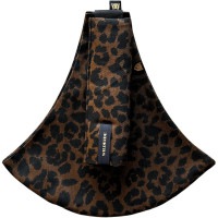 Porte-bébé en coton Print "Léopard Marron"