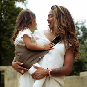 Porte bébé Linen "Camel" Wilride