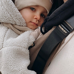 Porte bébé Linen "Camel" Wilride