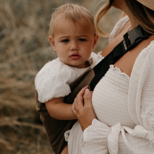 Porte bébé Linen "Camel" Wilride