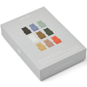 Crayons de couleurs enfant en cire Wallace Mr Bear (x9) Liewood