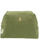 Trousse de toilette en coton Jade "Olive"