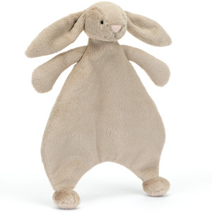 Doudou Plat Bashful "Lapin Beige" Jellycat