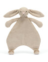 Doudou Plat Bashful "Lapin Beige" Jellycat