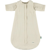 Turbulette mi-saison (3-12 mois) en coton bio "Bliss Beige"