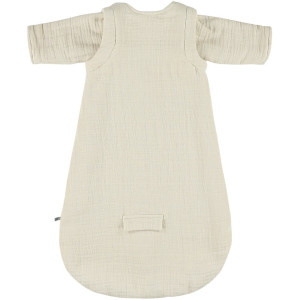 Turbulette mi-saison (0-12 mois) en mousseline de coton bio "Bliss Beige" Trixie
