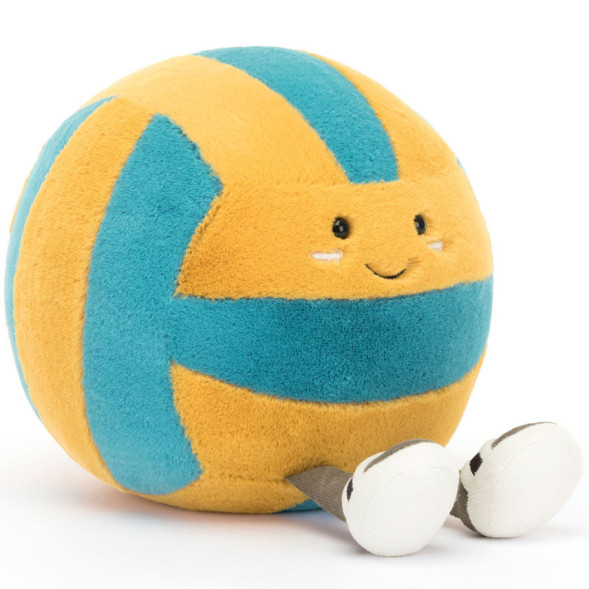 Peluche Amuseable Sports "Ballon de Beach Volley" (26 cm) Jellycat