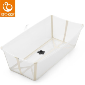 Baignoire bébé pliable Flexi Bath  X-Large "Beige Sable" Stokke