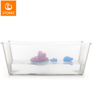 Baignoire bébé pliable Flexi Bath  X-Large "Beige Sable" Stokke