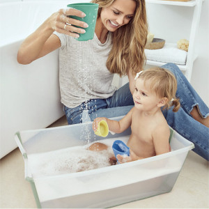 Baignoire bébé pliable Flexi Bath  X-Large "Beige Sable" Stokke