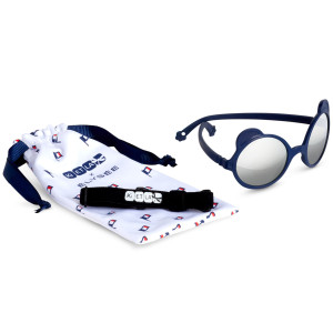 Lunettes de soleil bébé (0-12 mois) Ourson "Bleu Elysée" kietla