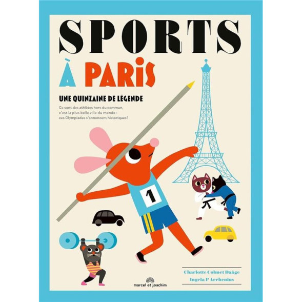 Livre "Sports à Paris" (4-8 ans) d'Ingela P. Arrhenius & Charotte Colmet Daâge