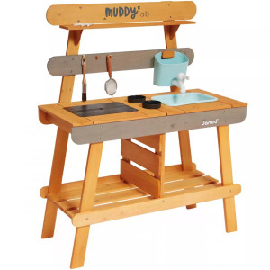 Cuisine d'extérieur en bois "Muddy Lab" (3-5 ans) Janod