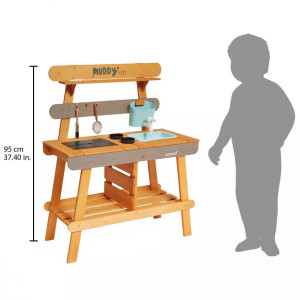 Cuisine d'extérieur en bois "Muddy Lab" (3-5 ans) Janod