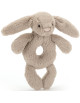 Hochet en peluche Bashful "Lapin Beige"