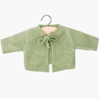 Babies - Cardigan Alix en tricot "Thé Vert" pour poupon Babies
