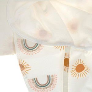 Casquette saharienne bébé anti-UV en PET recyclé "Arc-en-ciel" Lassig