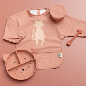 Assiette compartimentée avec ventouse en silicone "Mrs Chat" Trixie