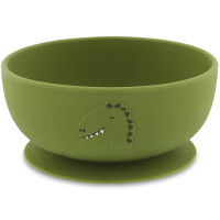 Bol à ventouse en silicone "Mr Dino"