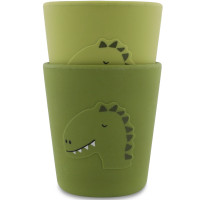 Gobelets en silicone "Mr Dino" (x2)