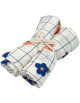 2 petits langes en gaze de coton Gaspard "Daisy Flower"  (70x70 cm)