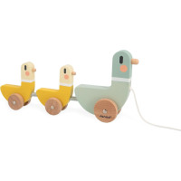 Jouet en bois à tirer "Canards Sweet Cocoon" (1-3 ans)