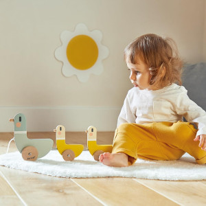 Jouet en bois à tirer "Canards Sweet Cocoon" (1-3 ans) Janod