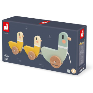 Jouet en bois à tirer "Canards Sweet Cocoon" (1-3 ans) Janod