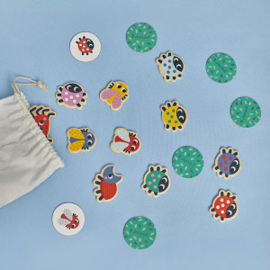 Jeu en bois "Cherche & trouve Le jardin" (2-5 ans) Janod