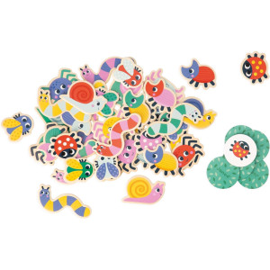 Jeu en bois "Cherche & trouve Le jardin" (2-5 ans) Janod