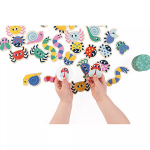 Jeu en bois "Cherche & trouve Le jardin" (2-5 ans) Janod