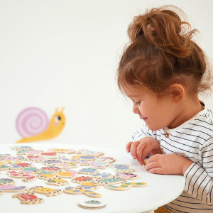 Jeu en bois "Cherche & trouve Le jardin" (2-5 ans) Janod