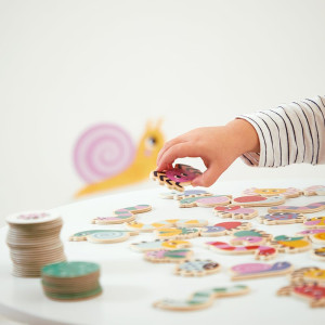 Jeu en bois "Cherche & trouve Le jardin" (2-5 ans) Janod