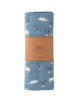 1 maxi-lange en gaze de coton bio "Dino" (120x120)