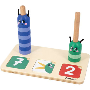 Jeu en bois "Composition et Comparaison des nombres" (3-5 ans) Janod