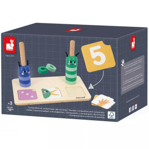 Jeu en bois "Composition et Comparaison des nombres" (3-5 ans) Janod