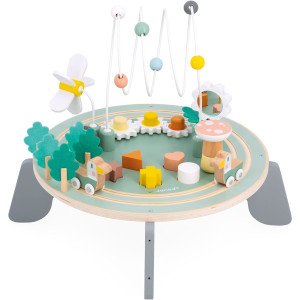 Table d'activités en bois "Le Jardin" (1-3 ans)