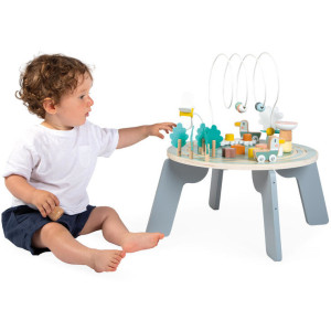 Table d'activités en bois "Le Jardin" (1-3 ans)
