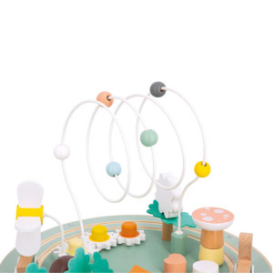 Table d'activités en bois "Le Jardin" (1-3 ans)