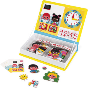 Magnéti'book "J'apprends l'heure" (3-6 ans) Janod