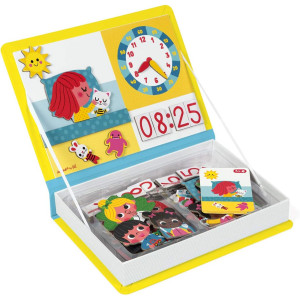 Magnéti'book "J'apprends l'heure" (3-6 ans) Janod