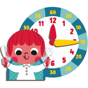 Magnéti'book "J'apprends l'heure" (3-6 ans) Janod