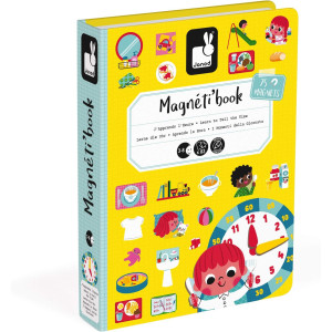 Magnéti'book "J'apprends l'heure" (3-6 ans) Janod