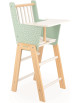 Chaise haute en bois "Zen" pour poupon (3-6 ans)