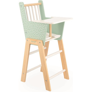 Chaise haute en bois "Zen" pour poupon (3-6 ans) Janod