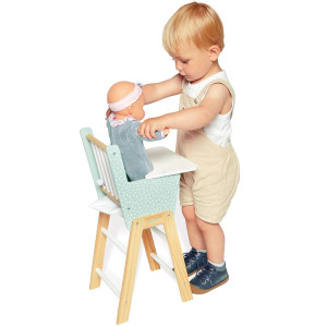 Chaise haute en bois "Zen" pour poupon (3-6 ans) Janod